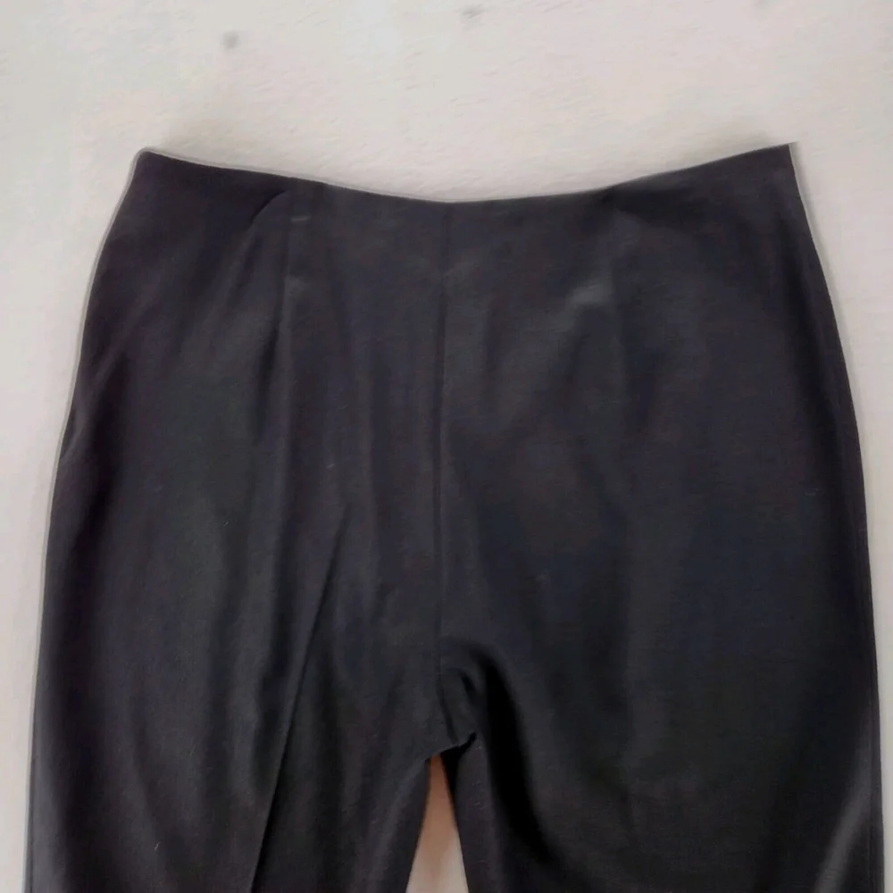 Maria Luisa Biella Collezioni Women Luxury Pants 46 Wool Black Italy US 10 - Picture 11 of 12